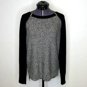 - Banana Republic Gray & Black Crew Neck Sweater